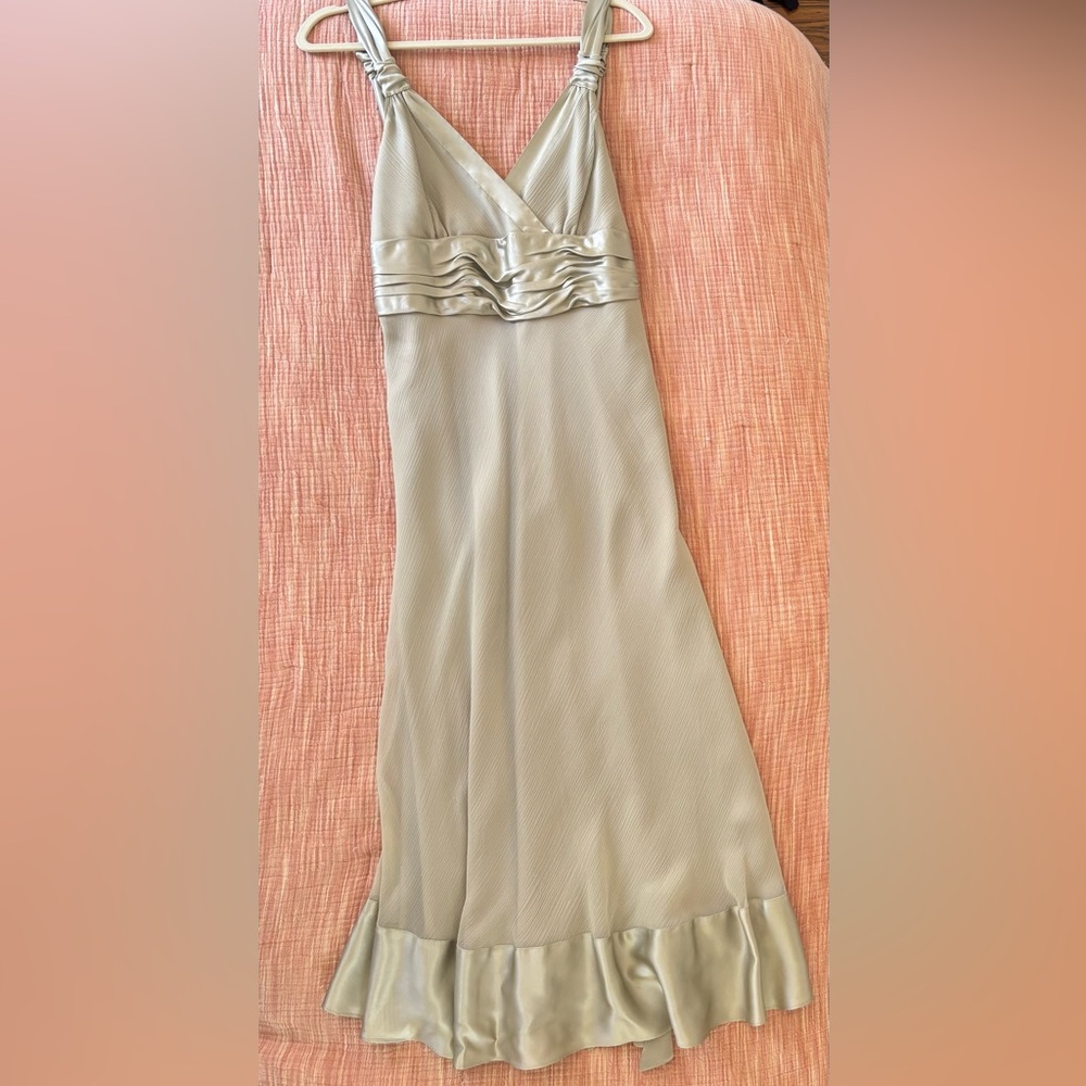 Vintage Calvin Klein Sage Green dress
